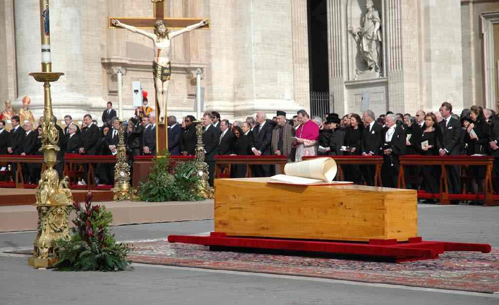 Holy Spirit hovers over John Paul II