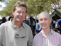 John and Jane Goodall 1991